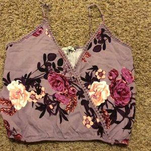 Floral crop top